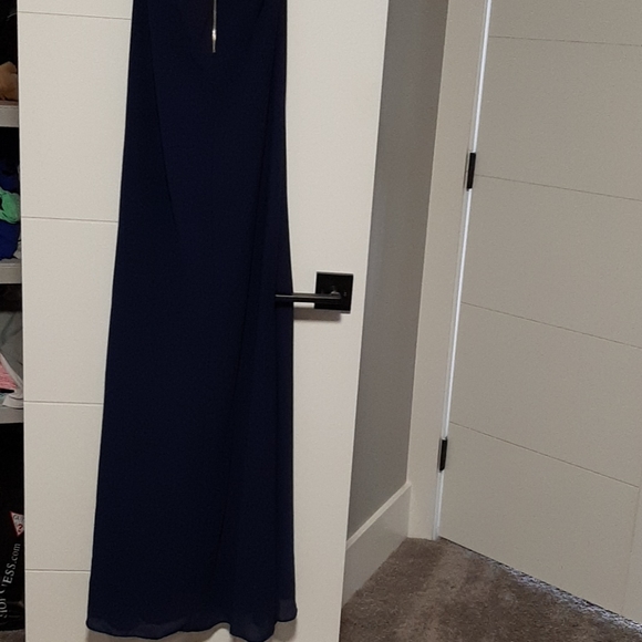 BNWT Tfnc London cache glamour maxi navy dress - Picture 11 of 14